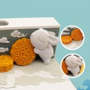 Mid-Autumn Festival Creative 3D Moon Cake Paper Carving Note Paper