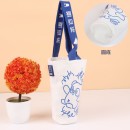 Cotton Canvas Handheld Beverage Cup Bag