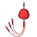 3 in 1 Retractable Quick Charge Data Line