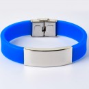 Engraved Silicone Sports Bracelet