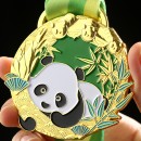 熊猫金属奖牌