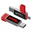 Type-C USB Flash Drive with Lighting Logo