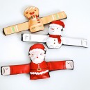 Cute Cartoon Three-Dimensional Christmas Snap Bracelet