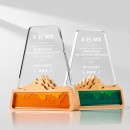 Wooden Crystal Trophy