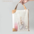 Creative Portable Transparent PVC Zipper Document Bag