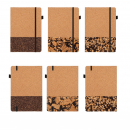 Coffee grounds cork environmentally friendly notebook set