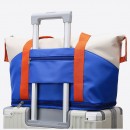 Large-Capacity Color-Blocked Folding Travel Bag