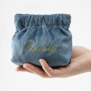 Velvet Automatic Closure Portable Storage Bag