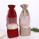 Window Linen Wine Bag