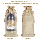 Window Linen Wine Bag