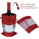 Window Linen Wine Bag