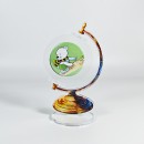 Acrylic Badge Display Globe Stand