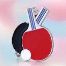 Table Tennis Keychain