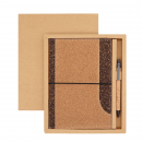 Coffee grounds cork environmentally friendly notebook set