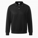 Thick solid color polo long sleeves