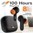 Noise cancelling Bluetooth earphones