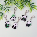 Panda Acrylic Keychain