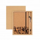 Coffee grounds cork environmentally friendly notebook set