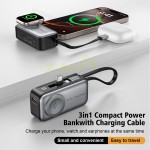 Portable 3-in-1 Wireless Charging Power Bank