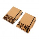 Coffee grounds cork environmentally friendly notebook set