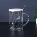 Glass Cup With Lid