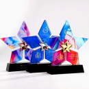 Pentagram Crystal Trophy