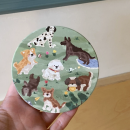 Cute puppy coaster