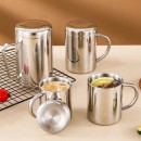 304 Stainless Steel Double Layer Mug