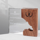 Wood Crystal Award Seat