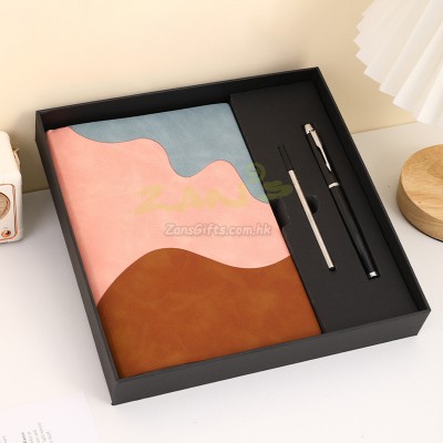 Soft PU  Notebook Stationery Set