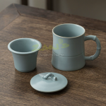 Ceramic filter tea cup