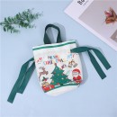 Christmas Tote Drawstring Canvas Bag