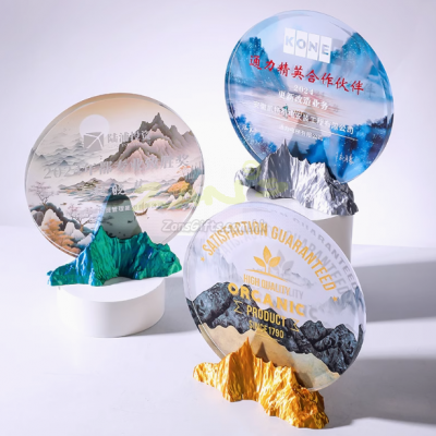 Creative Mountain Crystal Trophy