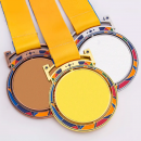 Hollow Rotating Metal Medal