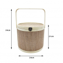 Handmade bamboo basket