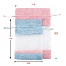 Organza patchwork linen bundle pocket