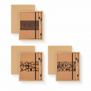 Coffee grounds cork environmentally friendly notebook set