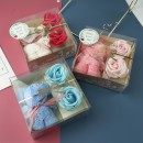 Rose Soap Flower Towel Gift Box