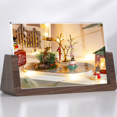  U-shaped Acrylic  Horizontal Photo Frame