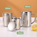 304 Stainless Steel Double Layer Mug