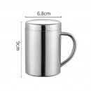 304 Stainless Steel Double Layer Mug