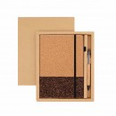 Coffee grounds cork environmentally friendly notebook set