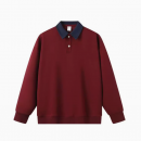 Color blocked polo long sleeves