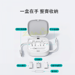 Multi functional telescopic cable with built-in storage box