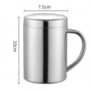 304 Stainless Steel Double Layer Mug