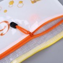 PVC double-layer zipper file bag