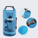 Outdoor shoulder semi transparent waterproof bag