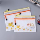 PVC double-layer zipper file bag