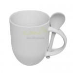 320ML Ceramic Mug with Spoon