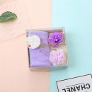 Carnation Soap Flower Towel Gift Box